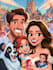 do disney cartoon portrait