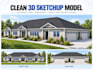 convert 2d cad plans into 3d sketchup models