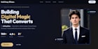 build a modren responsive portfolio website in react
