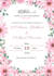 design elegant floral wedding invitations and nikkah cards