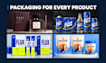 design premium product packaging and labels