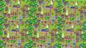 do a rpg pixel game art pixel tileset  game tile map background game environment