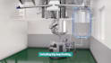create 3d industrial animation manufacturing process and machinery animation