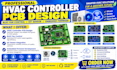 do hvac controller pcb design bldc fan control, iot sensor and embedded firmware
