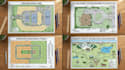 do custom industrial park map, driveway plan, subdivision map, destination map