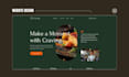 design an appetizing restaurant website with digital menu