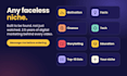 create faceless youtube videos with script, ai voice and thumbnail