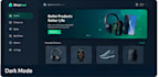 develop a modern ecommerce website with responsive design