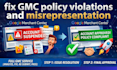 fix gmc policy violations and misrepresentation