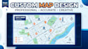 create professional, accurate, and visually appealing custom maps