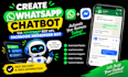 create whatsapp chatbot via whatsapp bot api, facebook messenger bot
