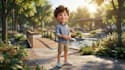 create a 3d cartoon promo video with ia