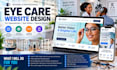 design a professional eye care, optometry and eyewear website
