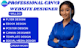 canva website design landing page website design canva template design canva