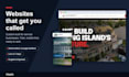 design a roofing website, roofer website or roofing contractor landing page