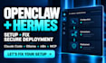 setup secure openclaw hermes agent jarvis claude code ollama n8n mcp gpt 6 astra