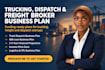 write a trucking or freight broker business plan