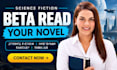beta read science fiction beta reader dystopian fantasy thriller novel reader