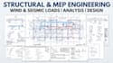 do wind and seismic load calculations, structural analysis design and mep
