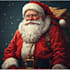 create a cute and creative santa claus character