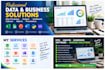 do data processing data analysis dashboards and business solutions