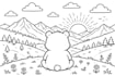 design cute kawaii coloring book cover for amazom KDP