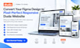 convert your figma design to pixel perfect responsive duda website