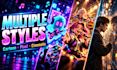 create stylized 3d animated music videos