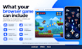 create custom 2d HTML5 browser game with javascript and pixijs