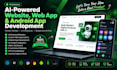 build ai powered websites, web apps and android apps