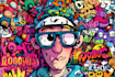 create doodle line art illustration