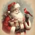 create a professional santa claus character illustration