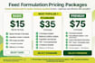 formulate least cost poultry dairy cattle pig feed formula
