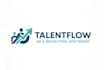 create a productivity app logo with a smooth flowing symbol