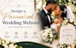 design a personalized wedding website with wedding content