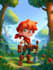 draw 2d game character illustration