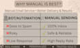 send your emails manually one by one with personalization
