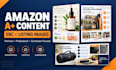 design amazon a plus content, amazon store front , product listing images