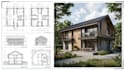 do architectural design development, revit 3d model and floor plan drawings