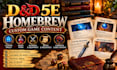 create balanced dnd 5e homebrew spell magic items weapon and custom game content