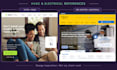 design redesign a plumbing website, hvac website or electrician website
