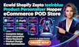 ecwid shopify zepto teeinblue product personalizer hopper ecommerce pod store