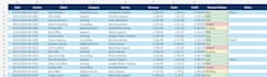 create a professional excel dashboard and business tracker