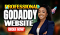 design godaddy website, godaddy redesign, godaddy SEO, godaddy builder