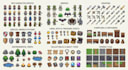 create custom retro pixel art sprites, characters, rpg assets and tilesets