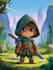draw 2d game character illustration