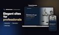 create a modern responsive landing page with css animations