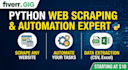 write a custom python script for web scraping and automatiom