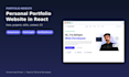 build a modern react vite website with tailwind css responsive UI
