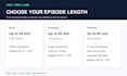 write podcast show notes with a summary and timestamps